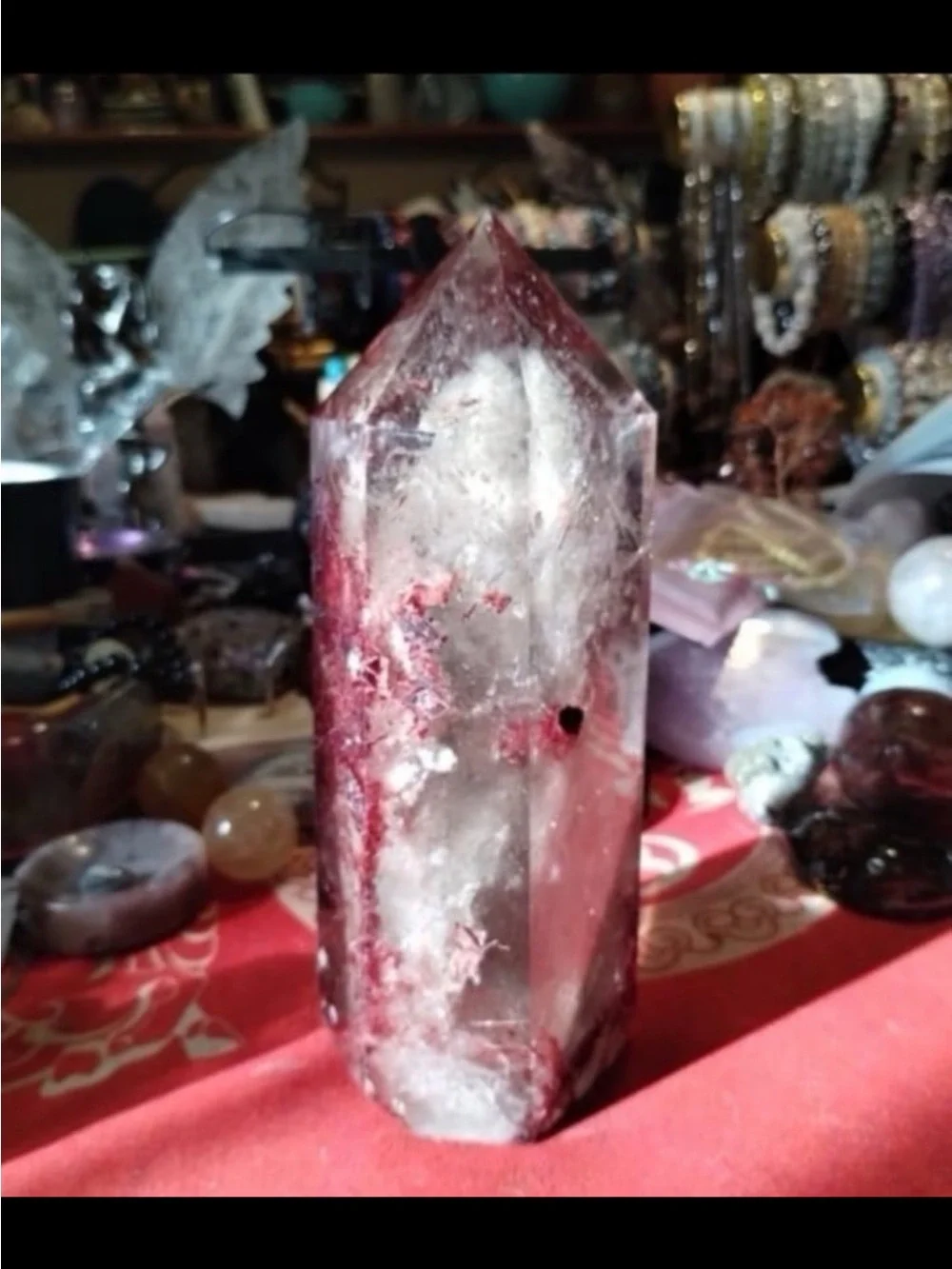 Harlequin Quartz Tower HQ RARE STUNNING